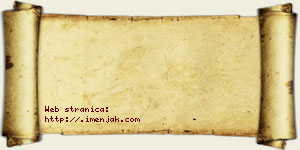 Jakov Stojmenović vizit kartica